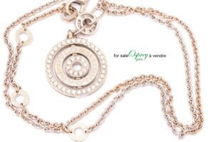 collier bulgari astrale, or blanc et diamants